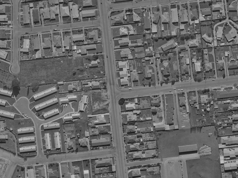 36A Waimairi Road from the air, 1970-1974