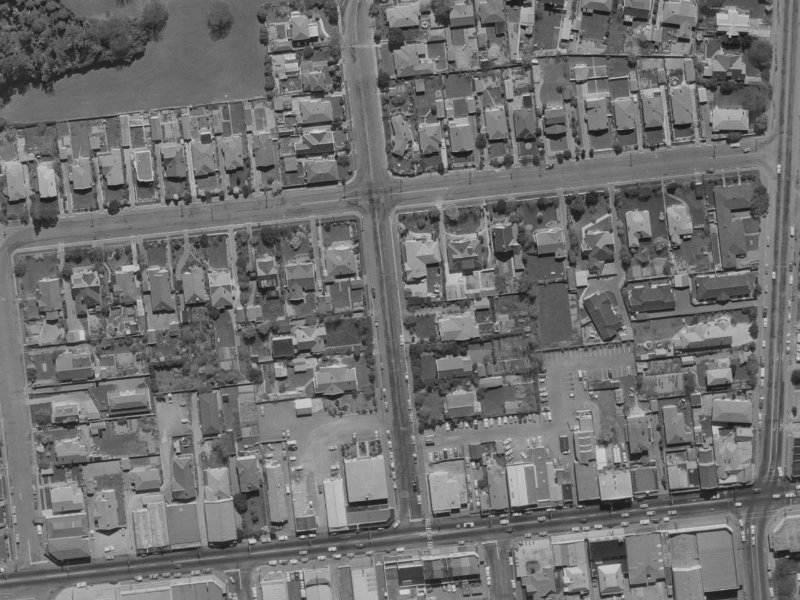 14 Rimu Street from the air, 1970-1974
