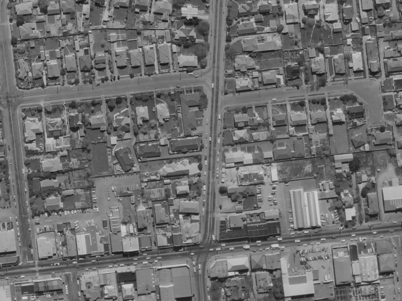 11 Straven Road from the air, 1970-1974