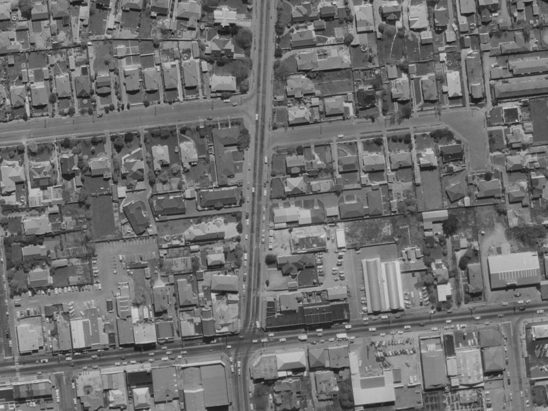 10A Straven Road from the air, 1970-1974
