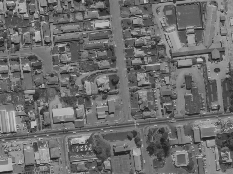 7 Harakeke Street from the air, 1970-1974