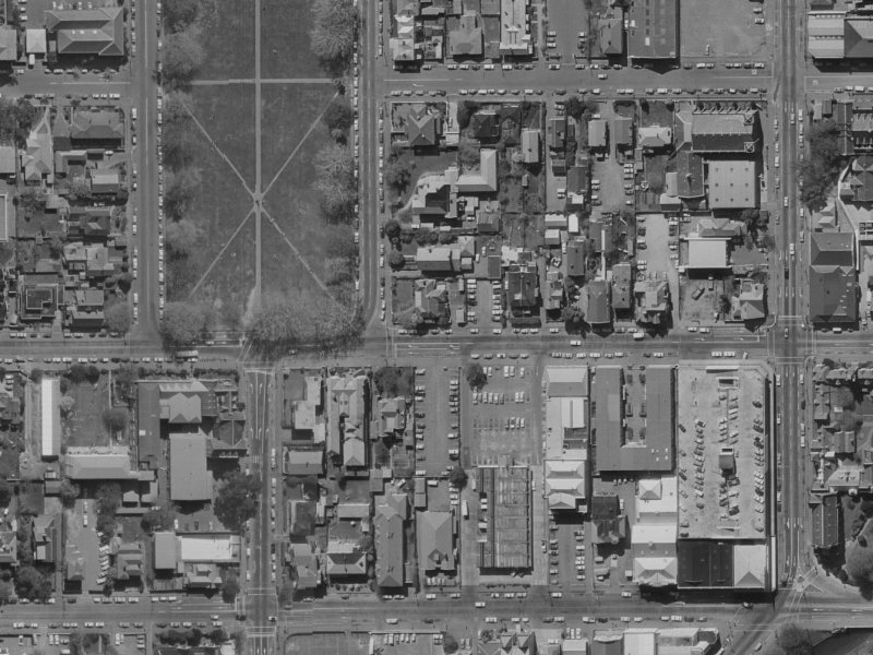 2 Cranmer Square from the air, 1970-1974