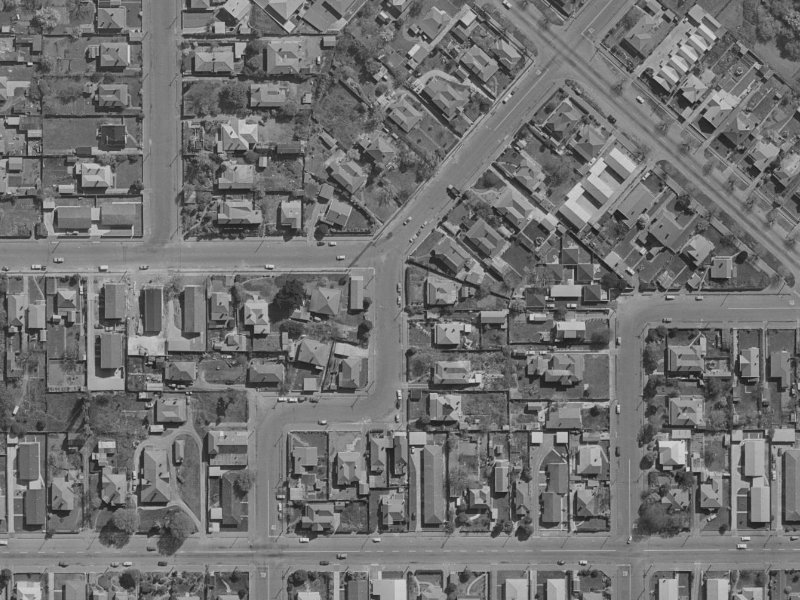 140 England Street from the air, 1970-1974