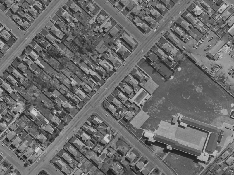 622 Worcester Street from the air, 1970-1974