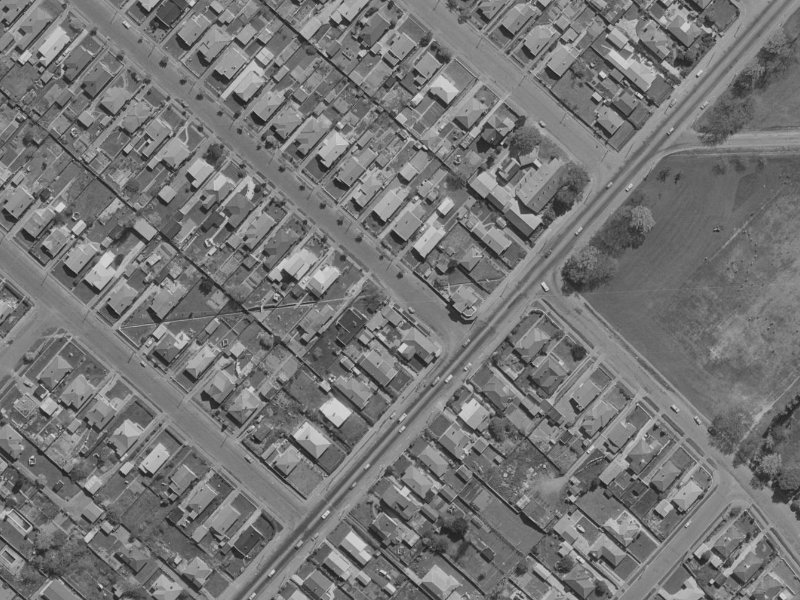 76 Dacre Street from the air, 1970-1974