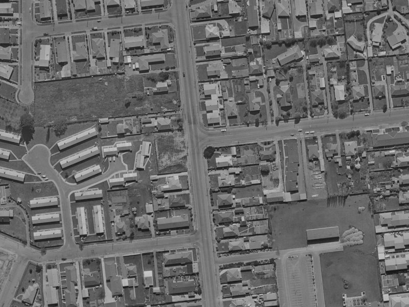34 Waimairi Road from the air, 1970-1974