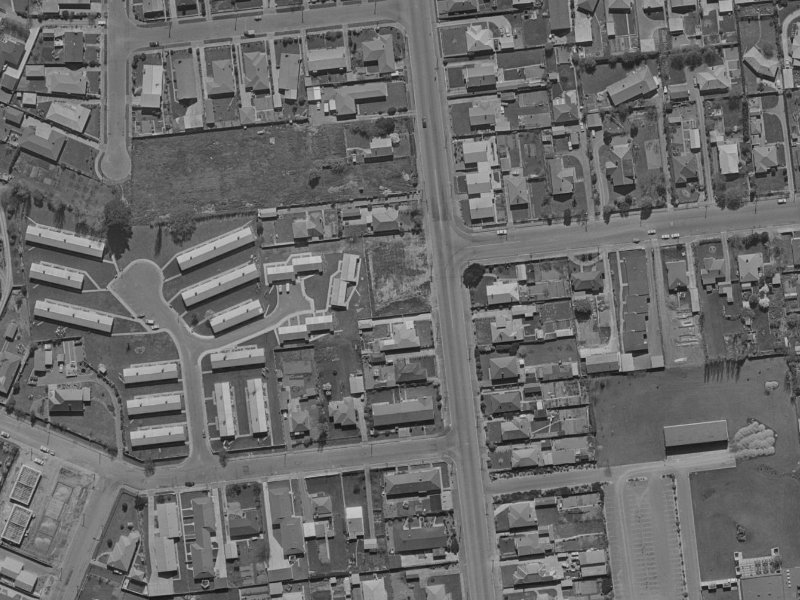 31 Waimairi Road from the air, 1970-1974