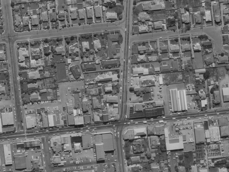7 Straven Road from the air, 1970-1974
