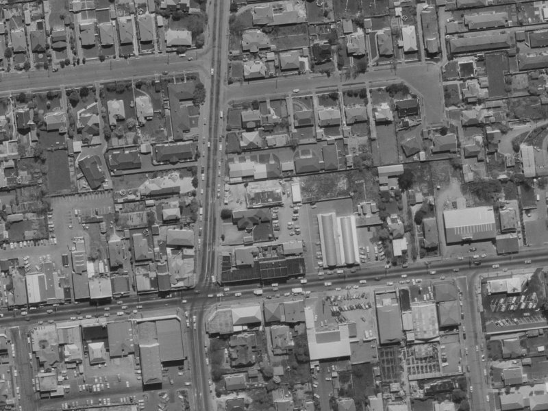 8 Straven Road from the air, 1970-1974