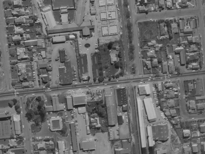 32 Riccarton Road from the air, 1970-1974