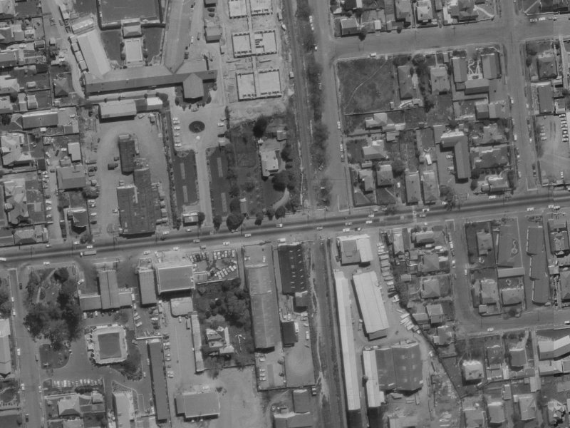 24 Riccarton Road from the air, 1970-1974