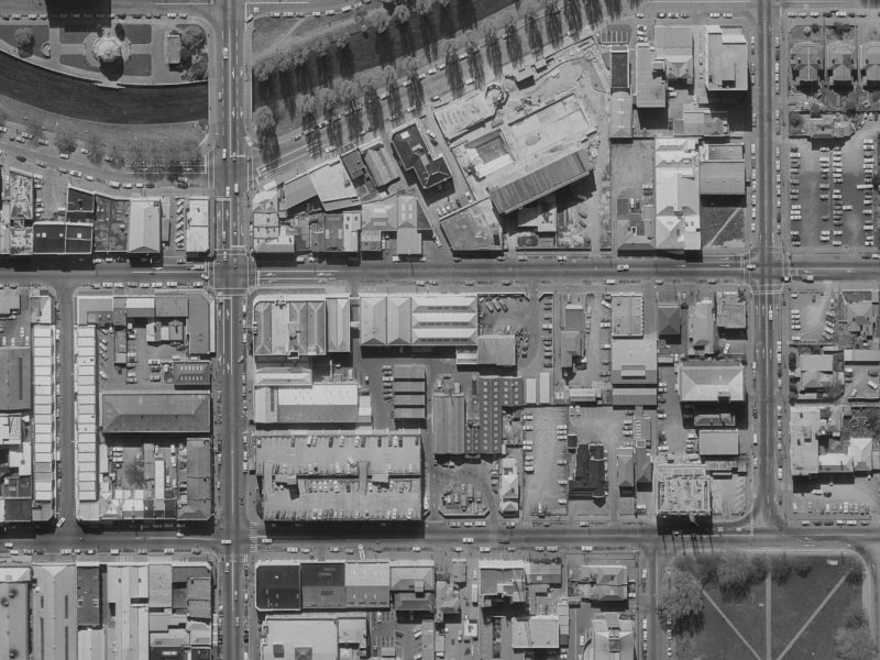 210 Armagh Street from the air, 1970-1974