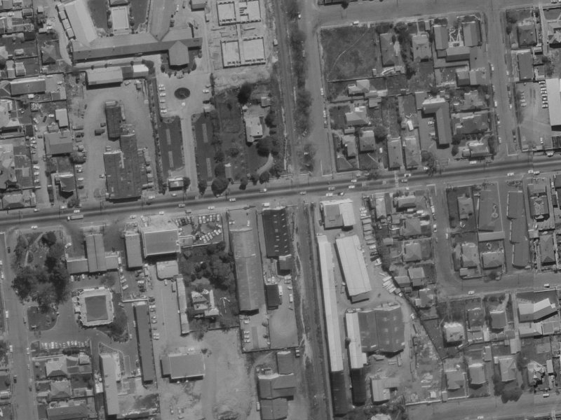 35D Riccarton Road from the air, 1970-1974