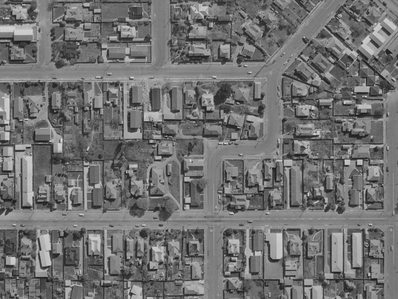 121 England Street from the air, 1970-1974