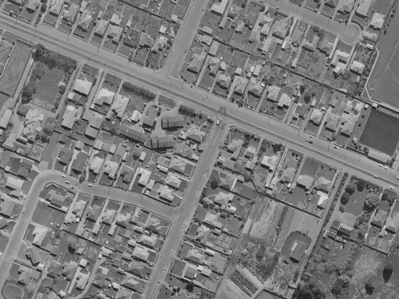 73 English Street from the air, 1970-1974