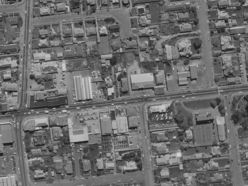 70 Riccarton Road from the air, 1970-1974