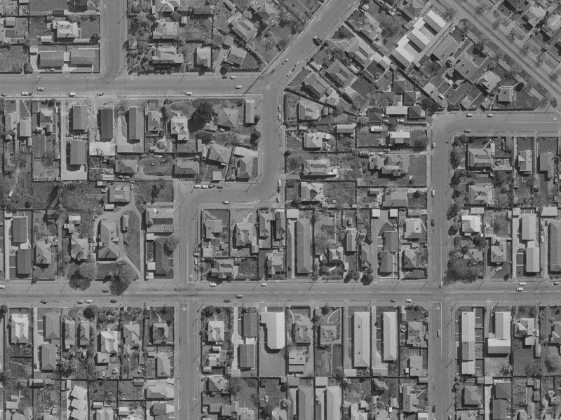 126 England Street from the air, 1970-1974