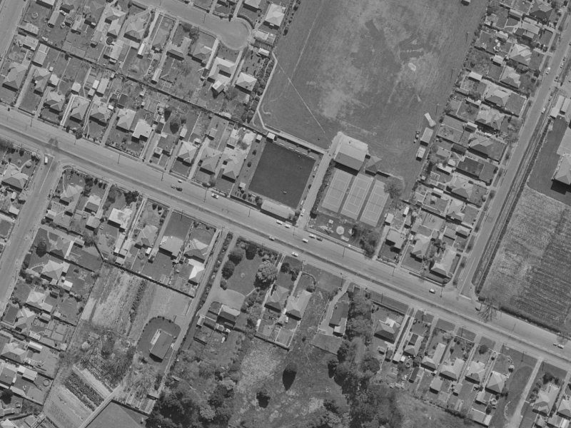 14 Octavius Lane from the air, 1970-1974