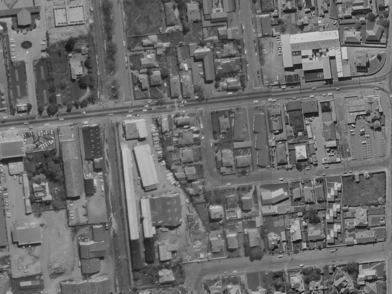 1B Riccarton Road from the air, 1970-1974