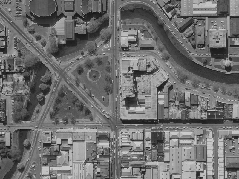 769 Colombo Street from the air, 1970-1974