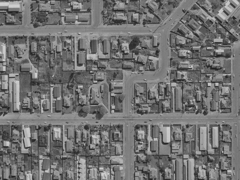 115 England Street from the air, 1970-1974