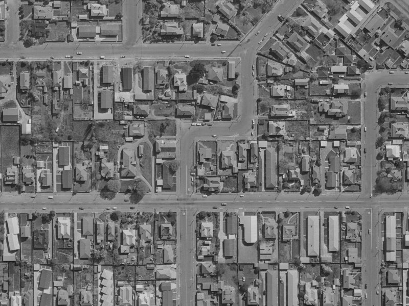 116 England Street from the air, 1970-1974