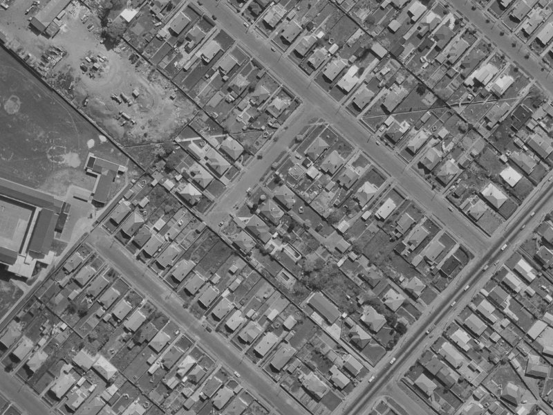 14 Hulbert Street from the air, 1970-1974