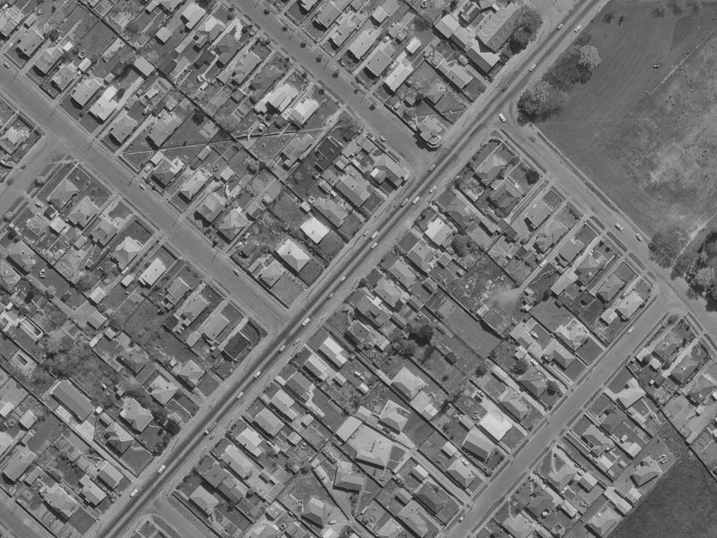 80 Buckleys Road from the air, 1970-1974