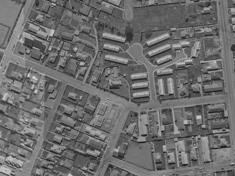 Bowen Street from the air, 1970-1974