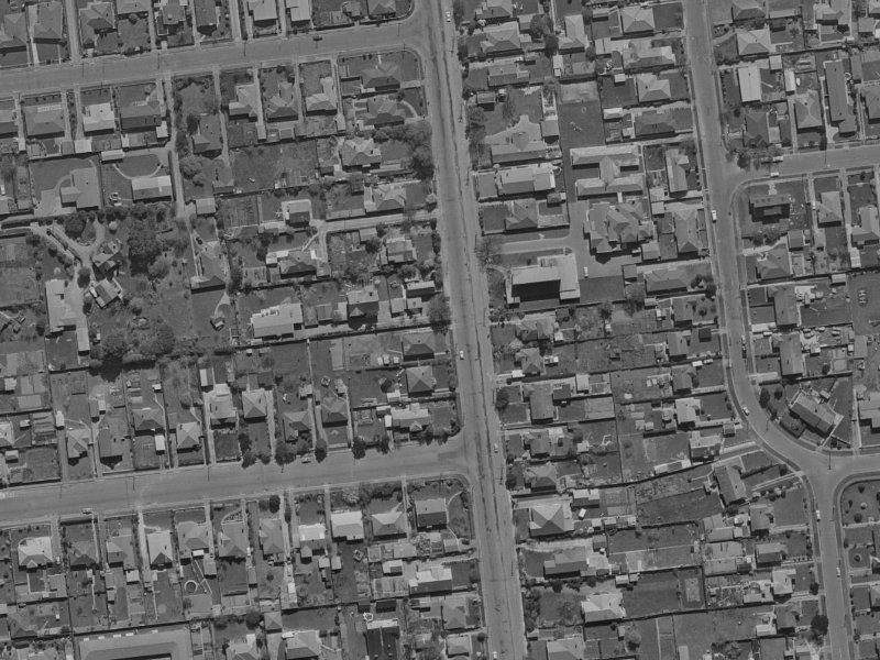 25B Ilam Road from the air, 1970-1974