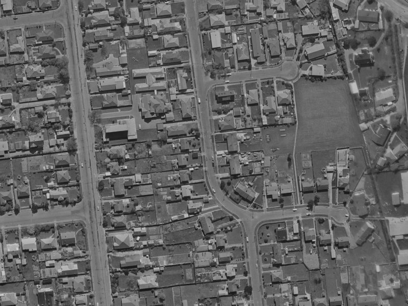 25 Balgay Street from the air, 1970-1974