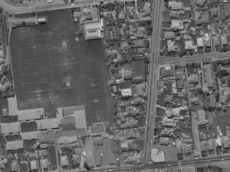 13B Clyde Road from the air, 1970-1974