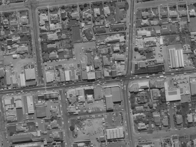 94b Riccarton Road from the air, 1970-1974