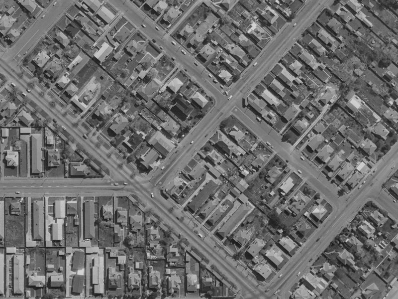 602 Gloucester Street from the air, 1970-1974