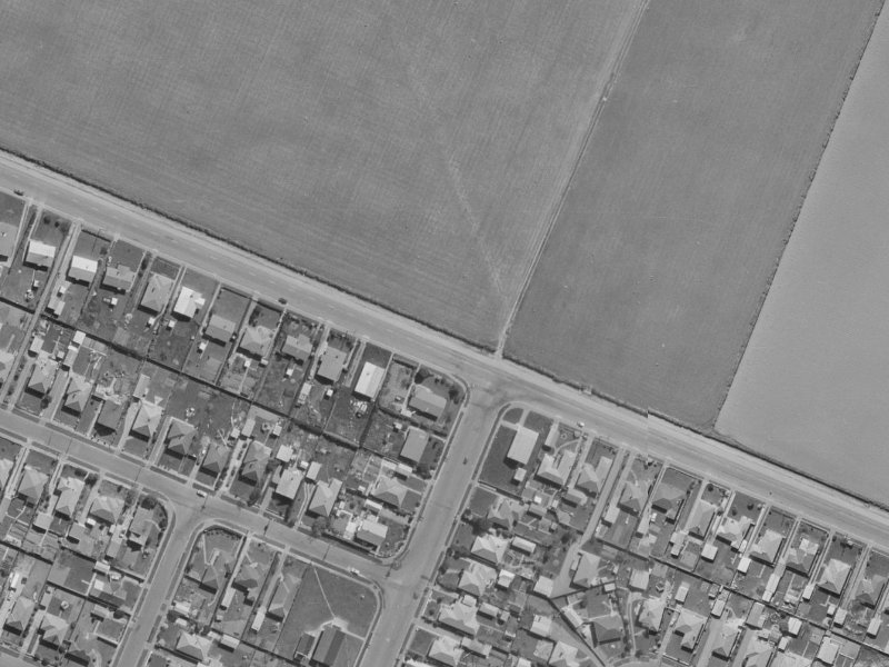 158 Buchanans Road from the air, 1970-1974