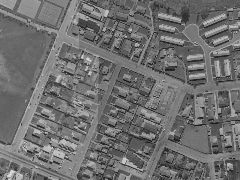 20 Angela Street from the air, 1970-1974