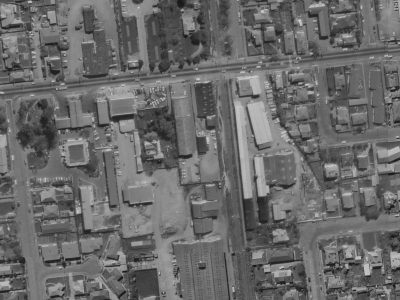 35N Riccarton Road from the air, 1970-1974