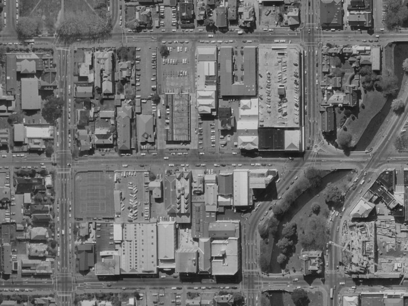 71 Gloucester Street from the air, 1970-1974