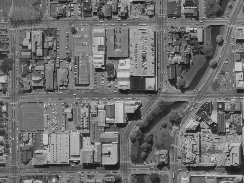 77 Gloucester Street from the air, 1970-1974