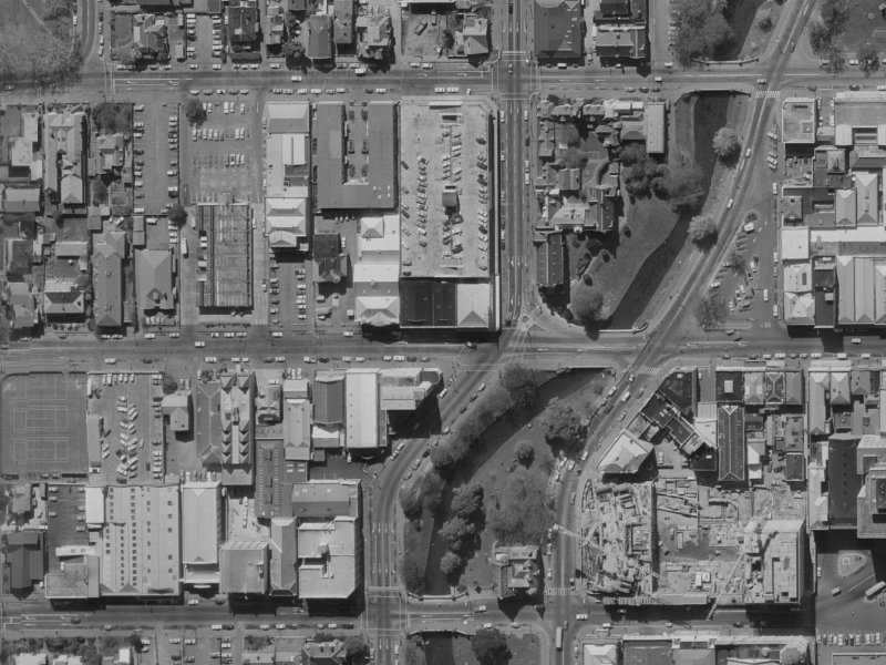 79 Gloucester Street from the air, 1970-1974