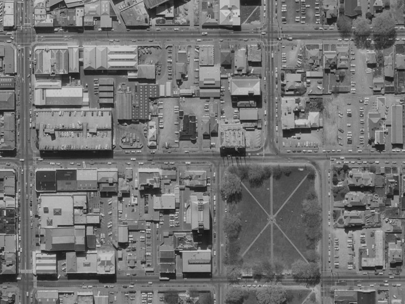 205 Gloucester Street from the air, 1970-1974