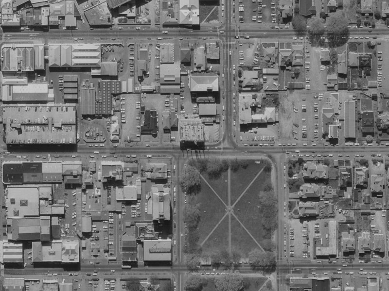 211 Gloucester Street from the air, 1970-1974