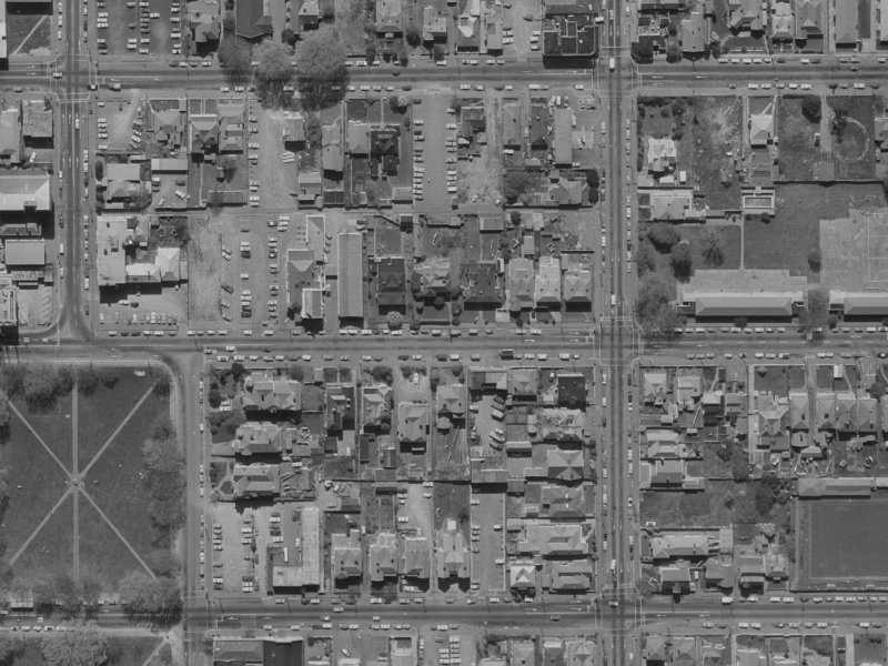 255 Gloucester Street from the air, 1970-1974