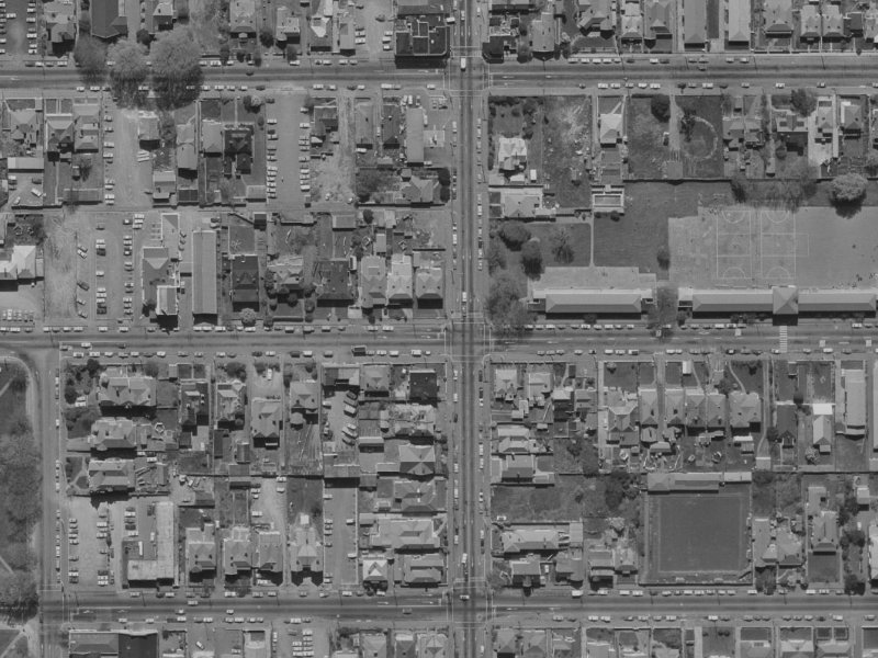 260 Gloucester Street from the air, 1970-1974
