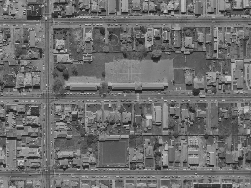291 Gloucester Street from the air, 1970-1974
