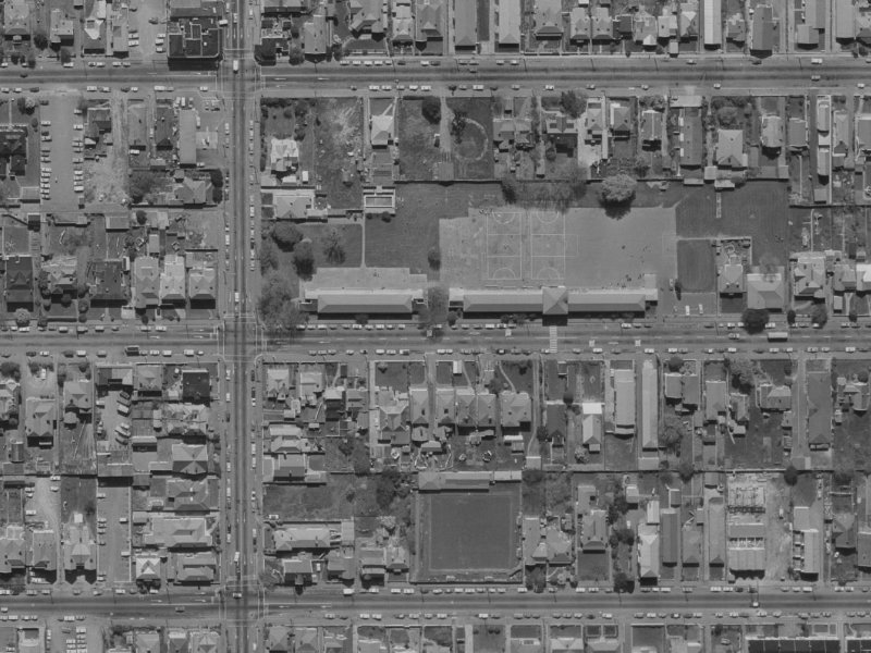 319 Gloucester Street from the air, 1970-1974