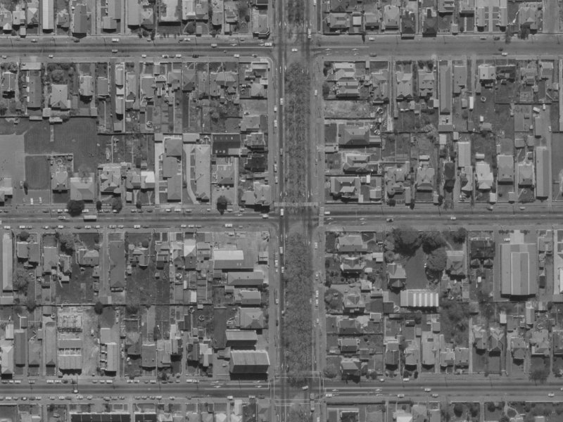 334 Gloucester Street from the air, 1970-1974