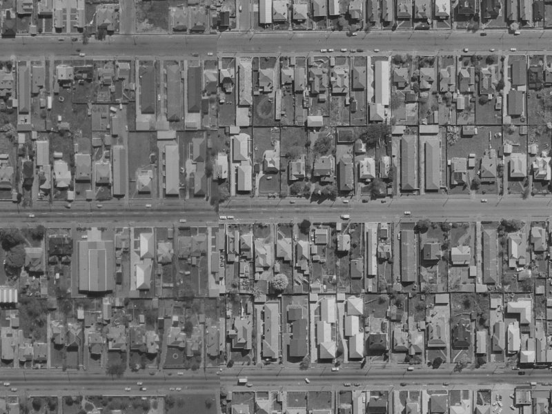 392 Gloucester Street from the air, 1970-1974