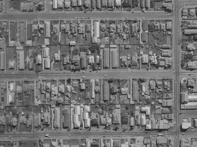 404 Gloucester Street from the air, 1970-1974