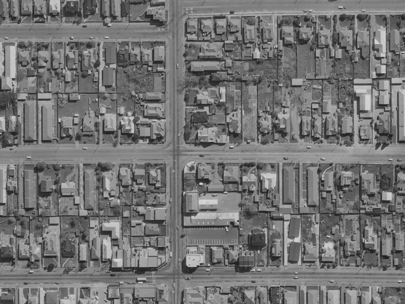 443 Gloucester Street from the air, 1970-1974